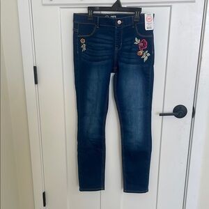 Embroidered Blue Jeans